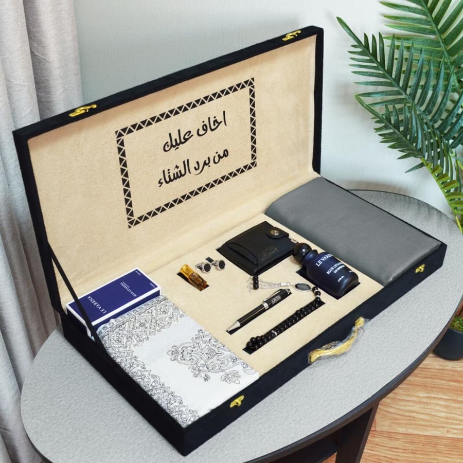 طقم قماش وشال شتوي رجالي اصدار جديد تنسيق وترتيب مميز