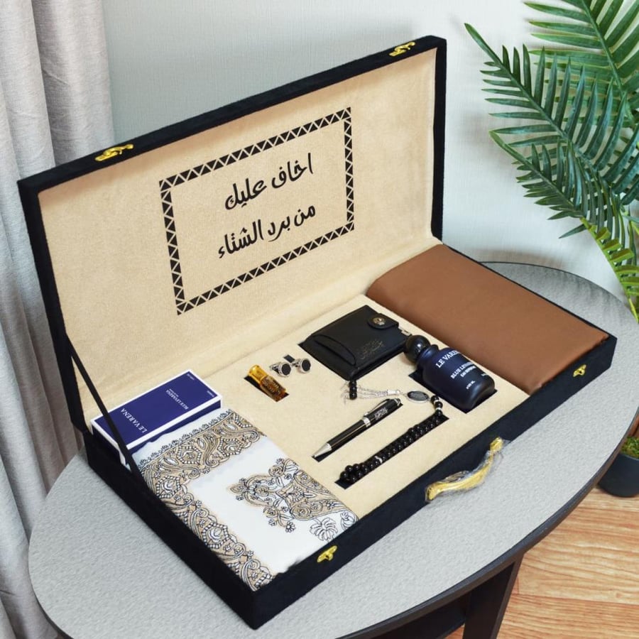 طقم قماش وشال شتوي رجالي اصدار جديد تنسيق وترتيب مميز