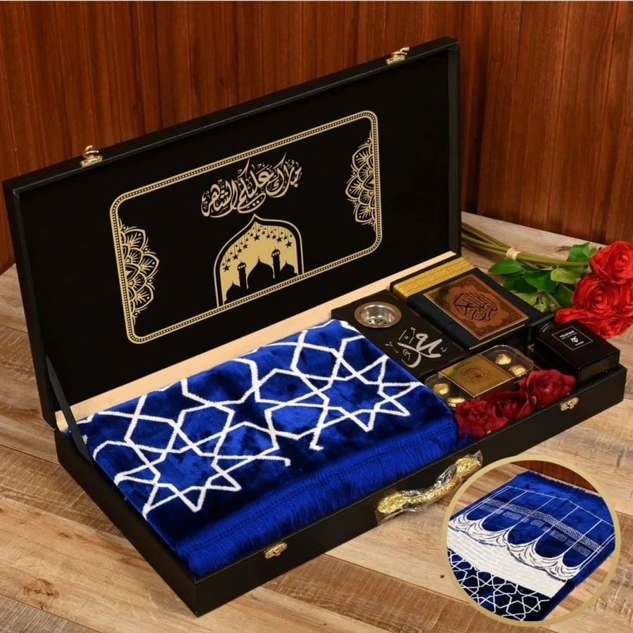افخم هديه رجاليه رمضانيه بوكس سجاد بعبارات اهداء حسب الطلب
