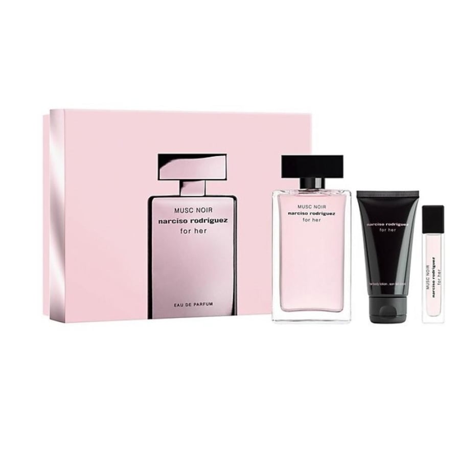 Narciso Rodriguez Musc Noir for Her Eau de Parfum 100ml 3 Gift Set