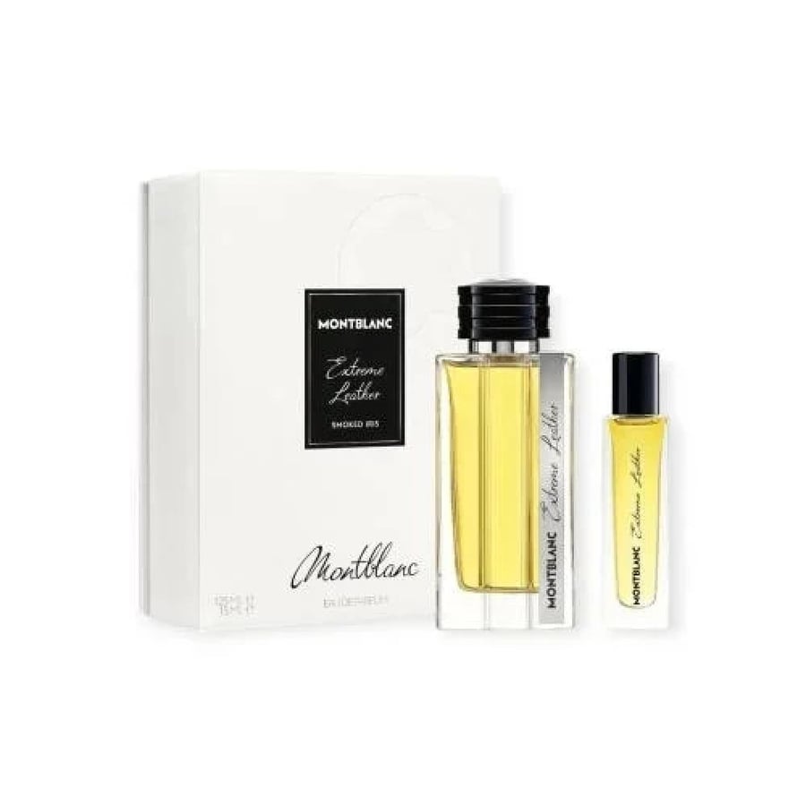 Mont Blanc Extreme Leather Smoked Iris Parfum 125ml 2 Gift Set