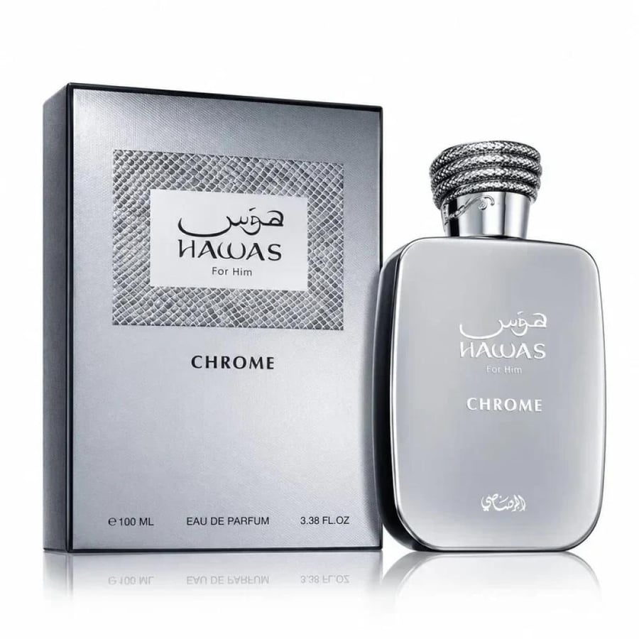 Rasasi Hawas Chrome for Men Eau de Parfum 100mlاكشخ ekshkh