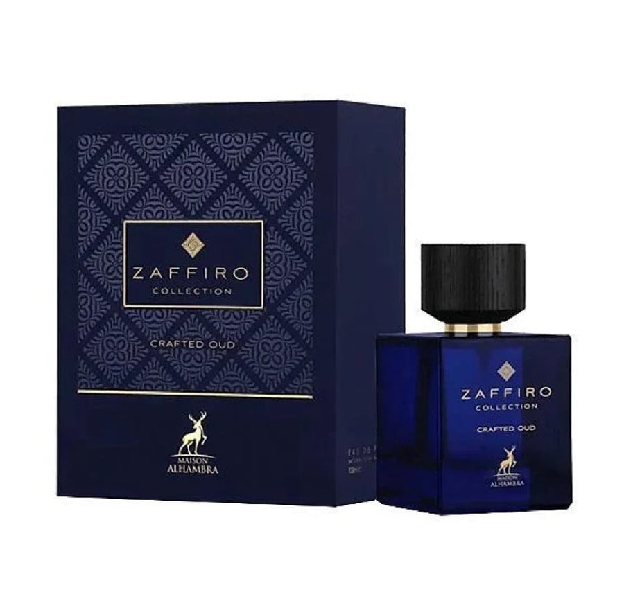 Maison Alhambra Zaffiro Collection Crafted oud Eau de Parfum 100ml