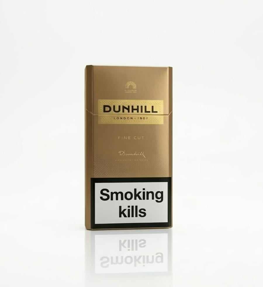 دنهل جولد طويل "إيفوك - فاين كت" مستورد Dunhill Gold Long Swiss