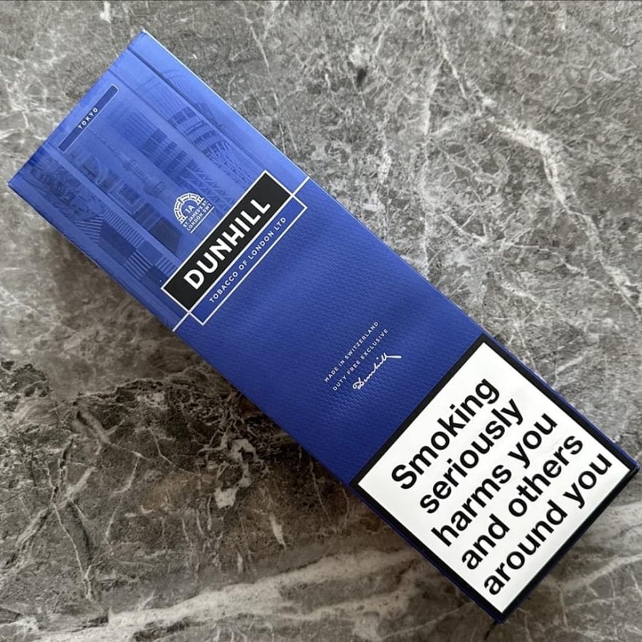 دنهل ازرق مستورد  – Dunhill Blue Swiss Cigarettes بلو لايت سويسري