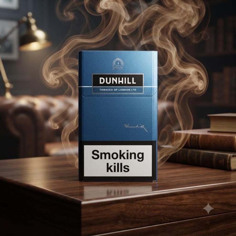 دنهل ازرق مستورد  – Dunhill Blue Swiss Cigarettes بلو لايت سويسري