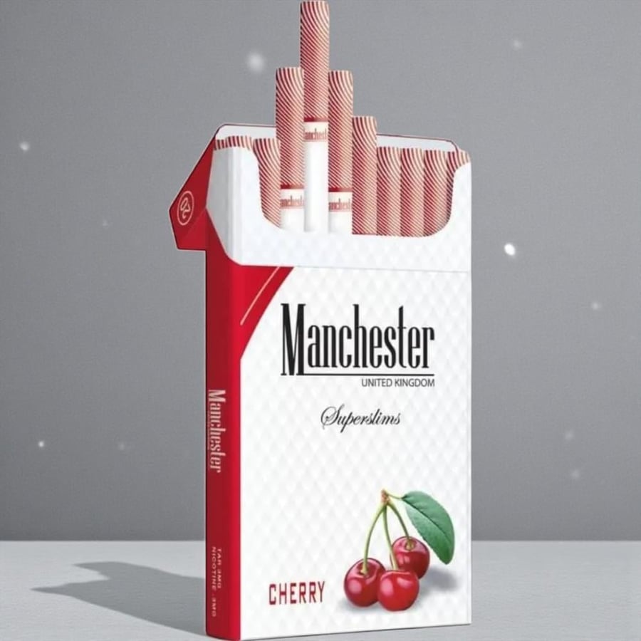 دخان مانشستر كرز – Manchester Cherry Superslims