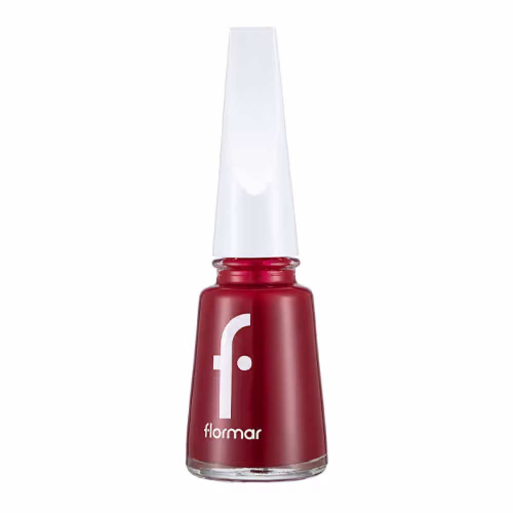 فلورمار طلاء أظافر نيو فورمولا + فرشاة ماكسي- 406 Dark Red