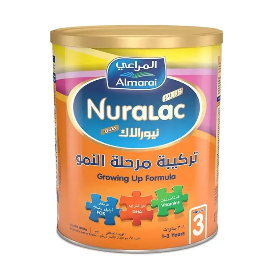 Nuralac Plus Milk 3 Growing Up 900 gm
