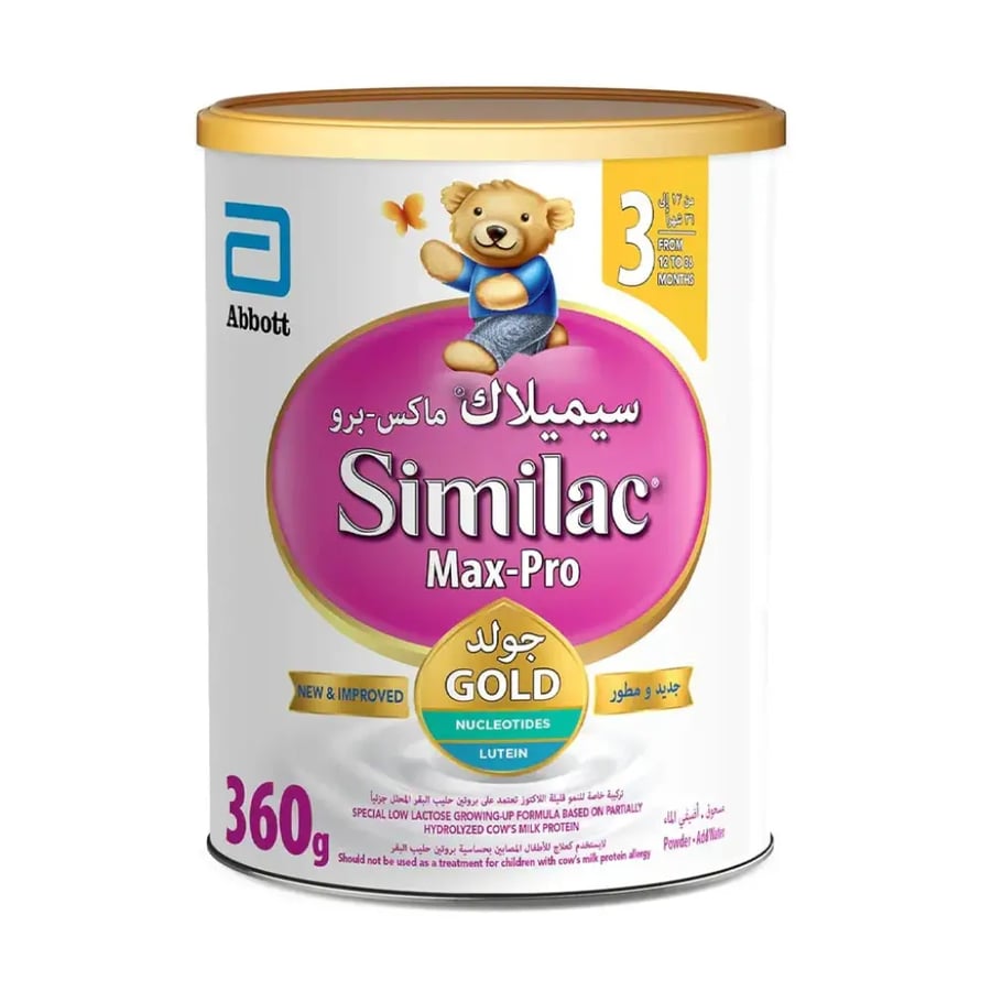 Similac Max Pro Baby Formula 3 12 to 36 months 360 gm