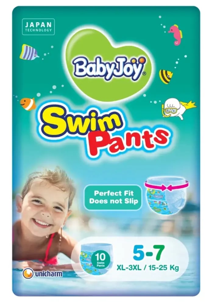 Baby Joy Swim Pants Size 5-7 10 Swim Pants