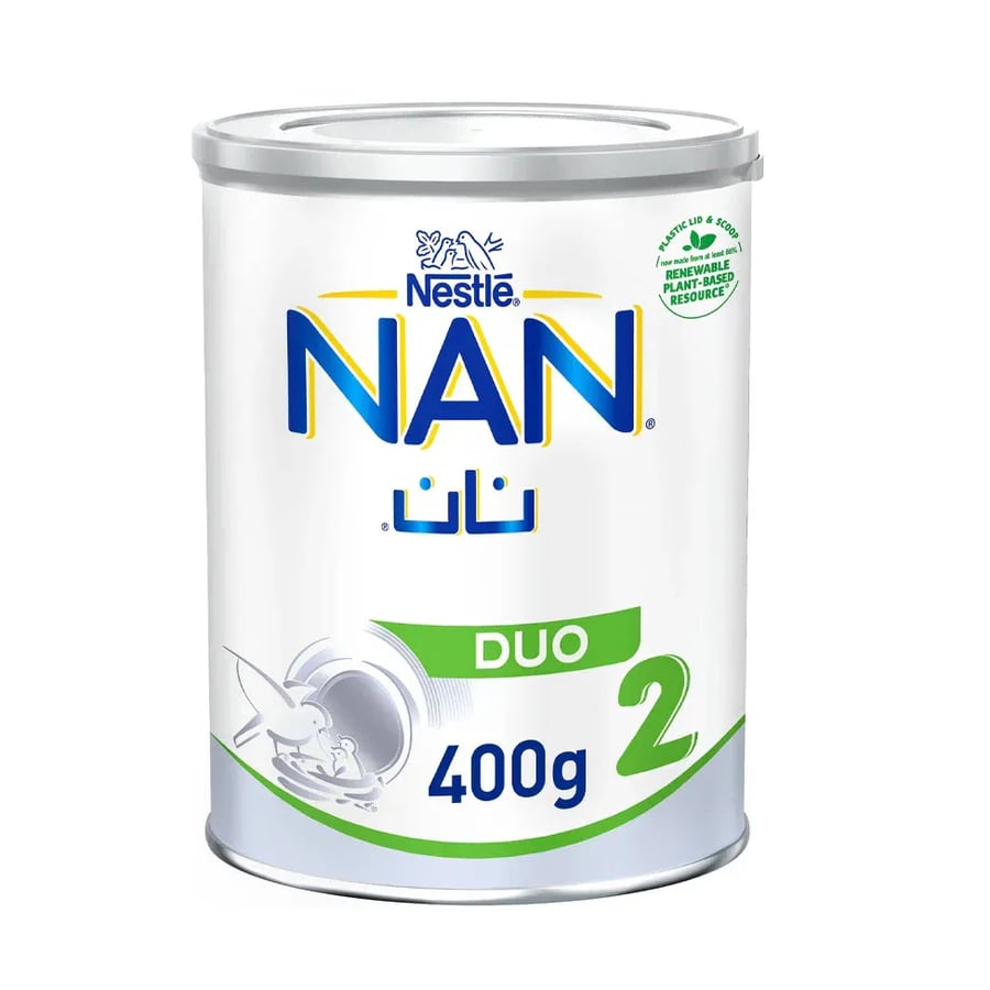 نستله نان ديو 2 - تركيبة المتابعة القائمة على حليب البقر 400غم