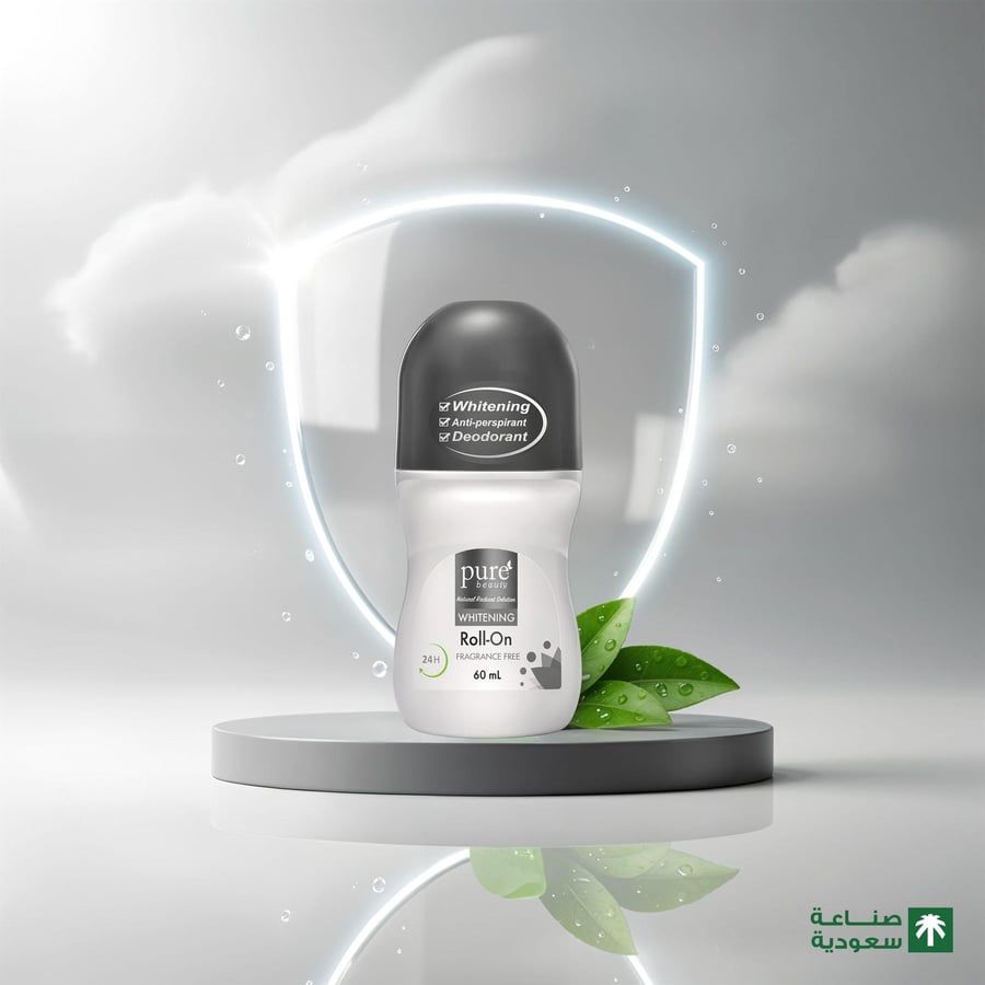 بيور بيوتي رول اون مزيل عرق غير معطر 60 مل