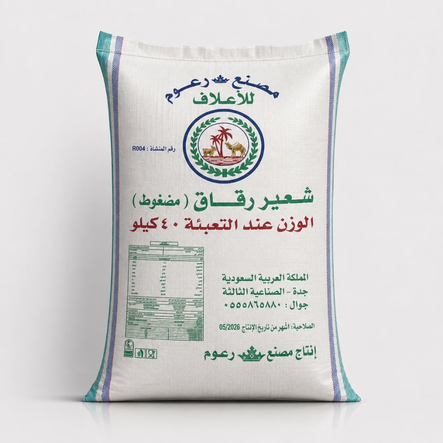 شعير مضغوط رعوم