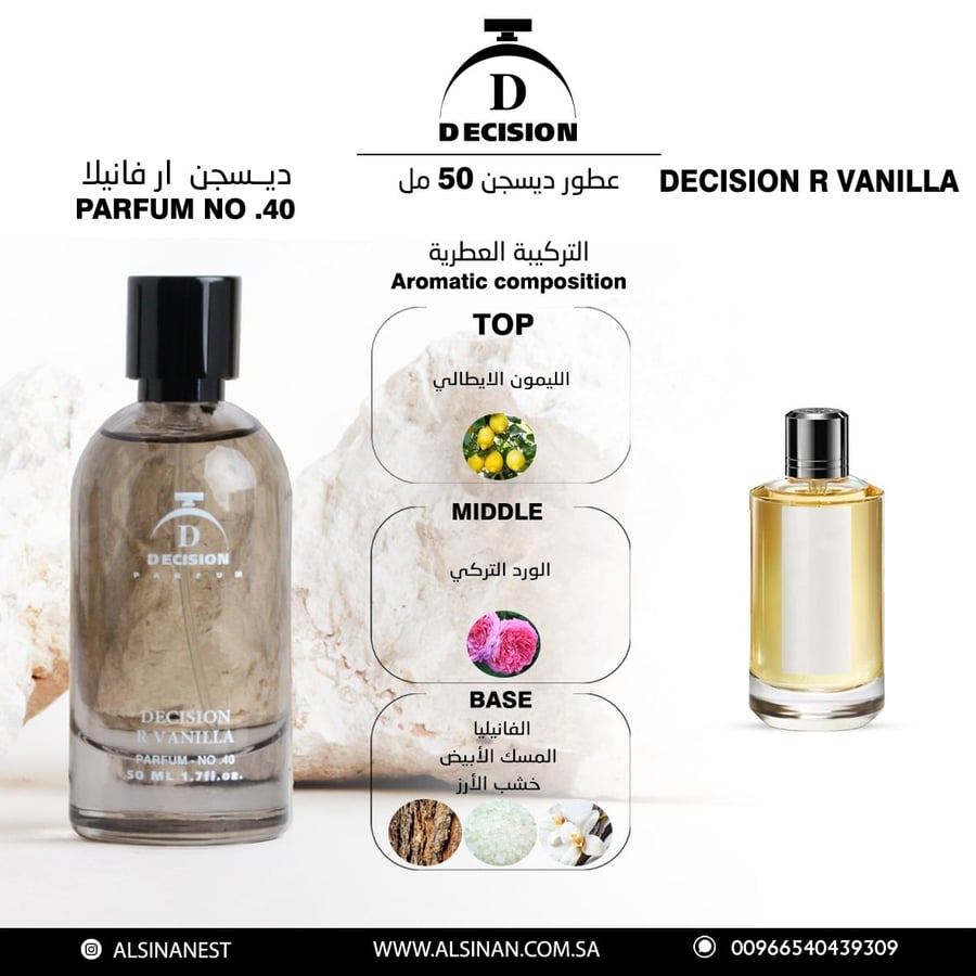 عطر رقم 40 ديسجن ار فانيلا