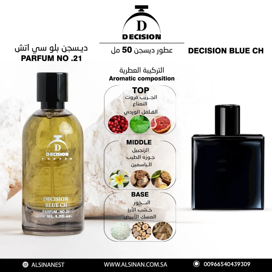 عطر رقم 21 ديسجن بلو سي اتش