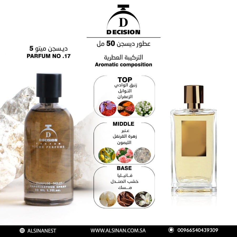 عطر رقم 17 ديسجن ميتو 5