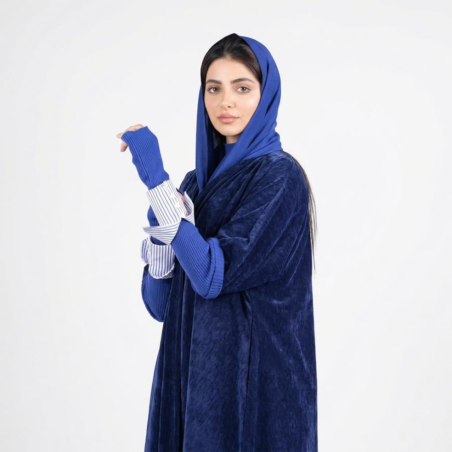 عباية شتوية مخمل
