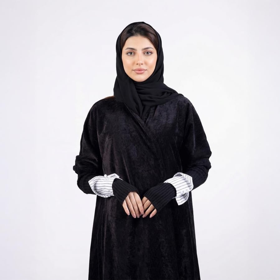 عباية شتوية مخمل