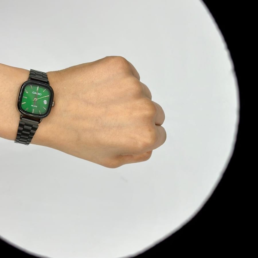 CASIO 117 GREEN-BLACK نسائية