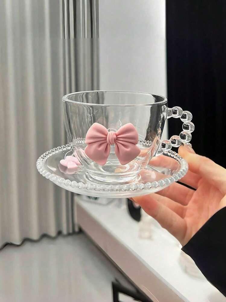 Ceramic cups with a serving plate