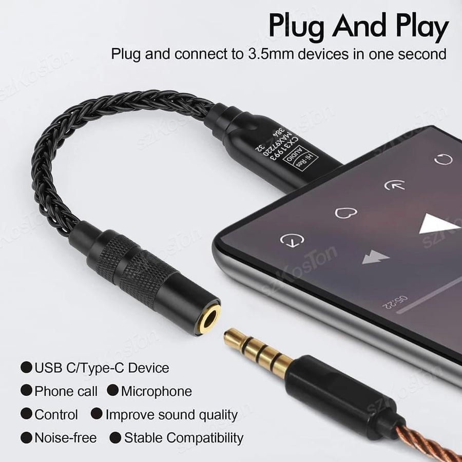 Headphone Amplifier CX31993 MAX97220 Dual Chip DAC
