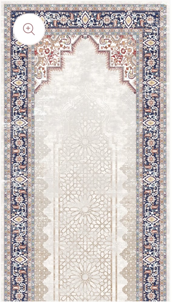 سجادة صلاة مانع للانزلاق بشراشيب هاند ميد يدوي طويل من اجمل الرسمات الاسلامية بمقاس120x70 _ألوان متعددة حسب المتوفر. من # سجادتك