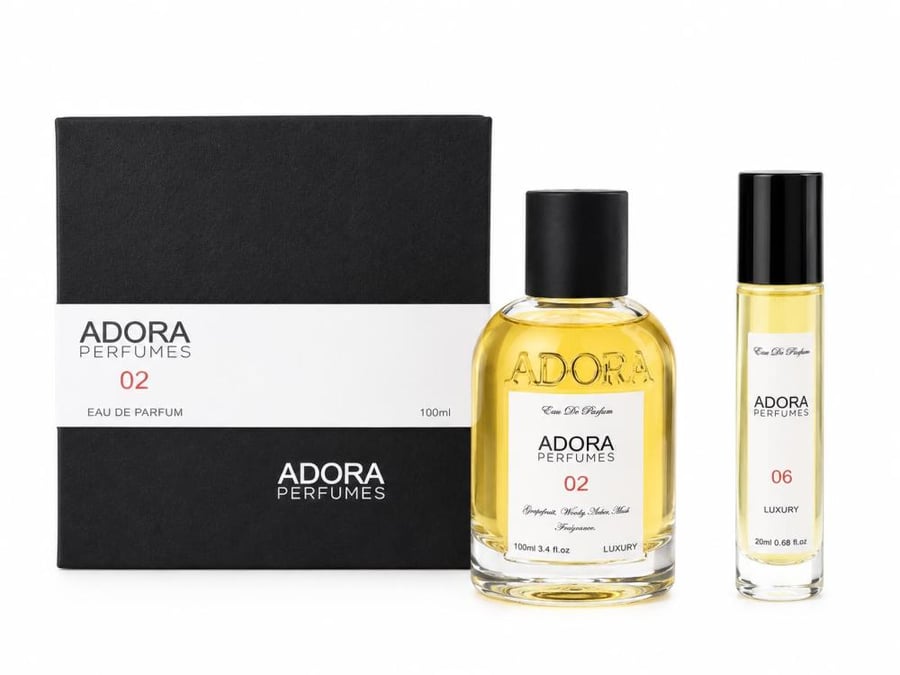 ادورا بارفيوم 02 او دي بارفيوم 100مل و عينه 25مل