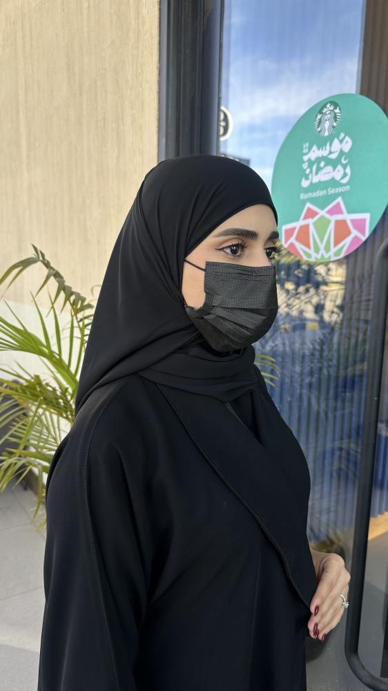 طرحة بندانة +نقاب مشبك