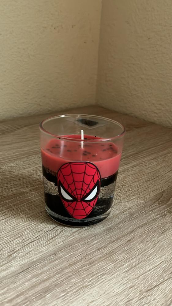 Spider-Man candle