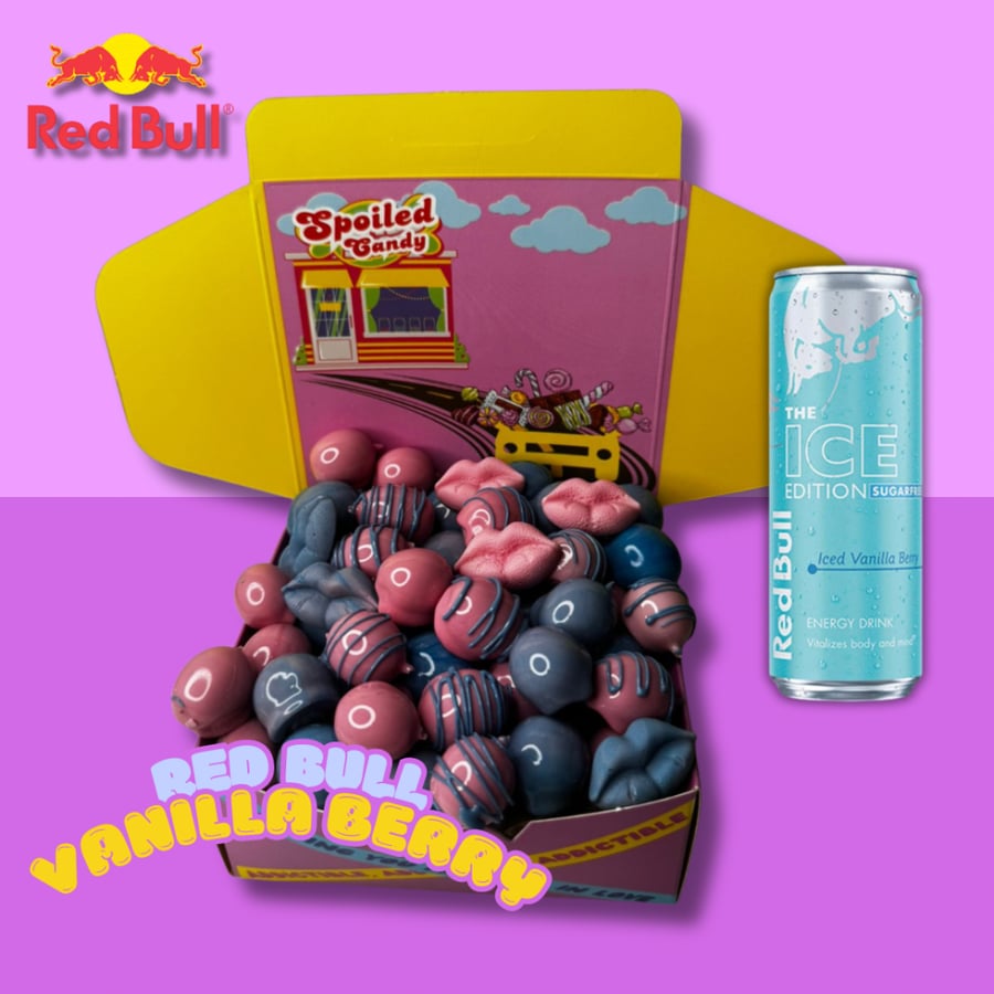Candy fruit Red bull (vanilla berry) -جدة ومكة والطايف فقط