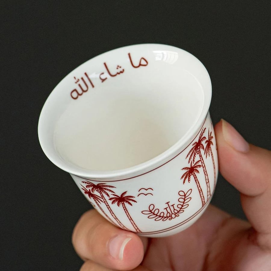 طقم أكواب قهوة سيراميك