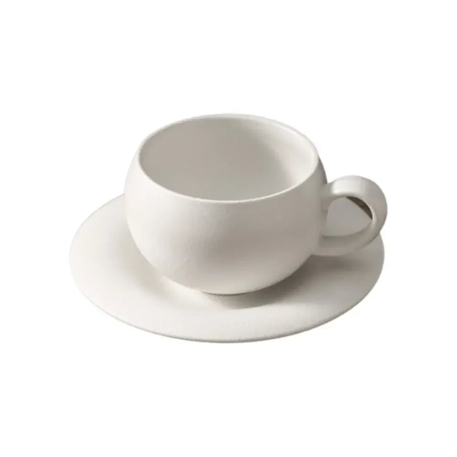 كوب سيراميك ياباني 300ML مع قاعدة غير لامعة