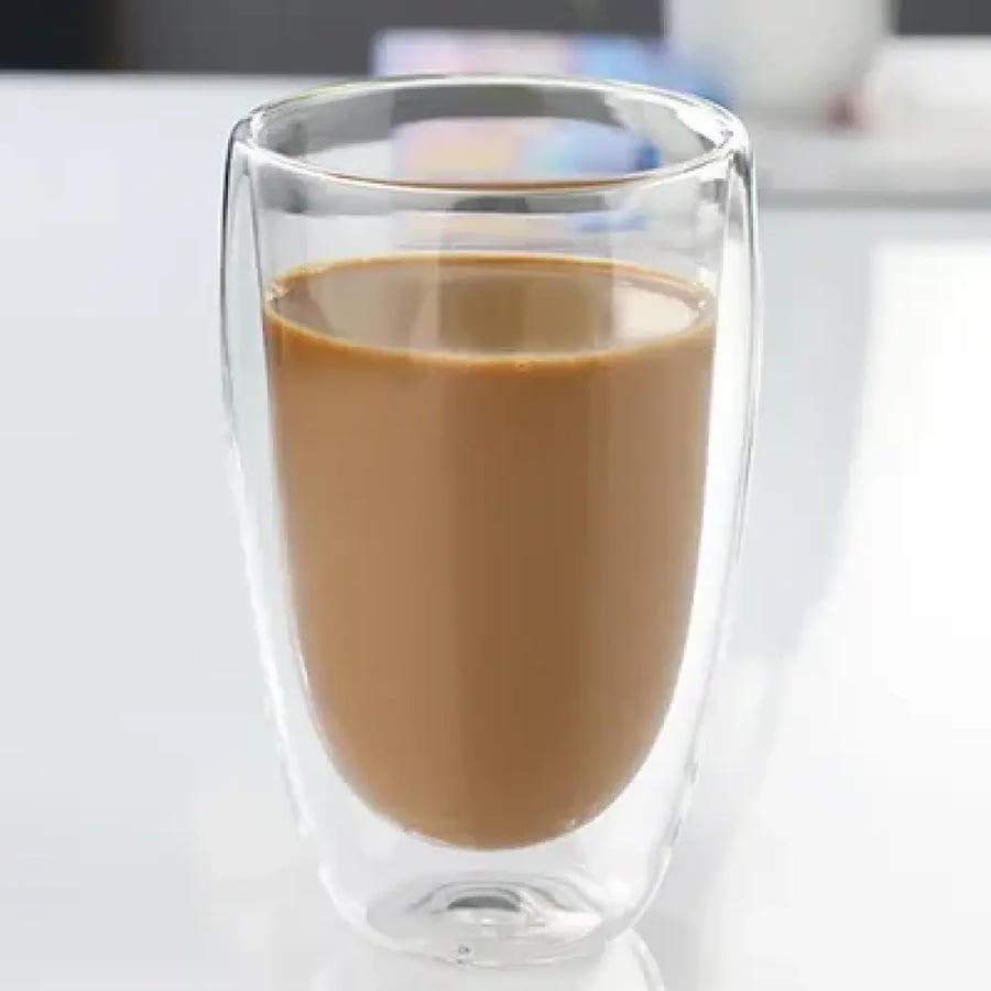 كوب زجاجي مزدوج 250-450ML