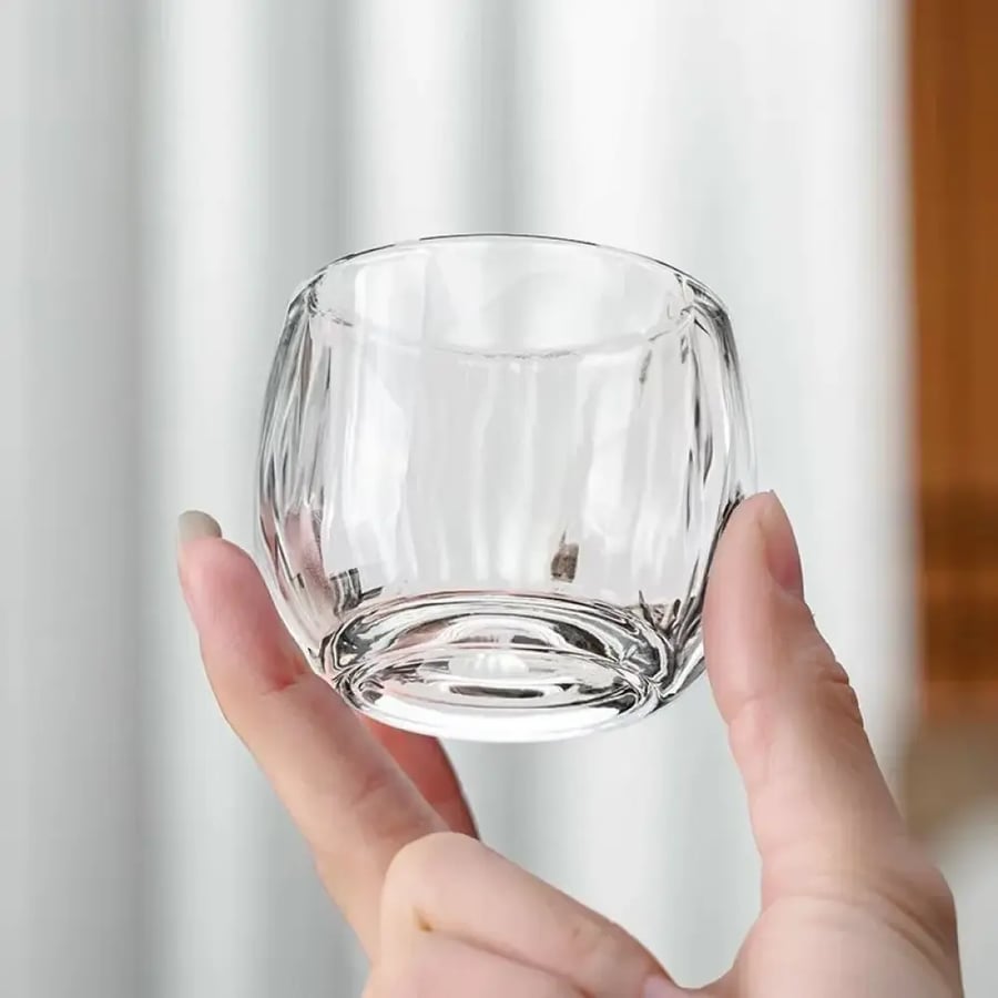 كوب شاي زجاج كريستالي 100ML