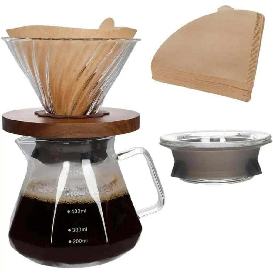 إبريق قهوة زجاجي 400-600مل