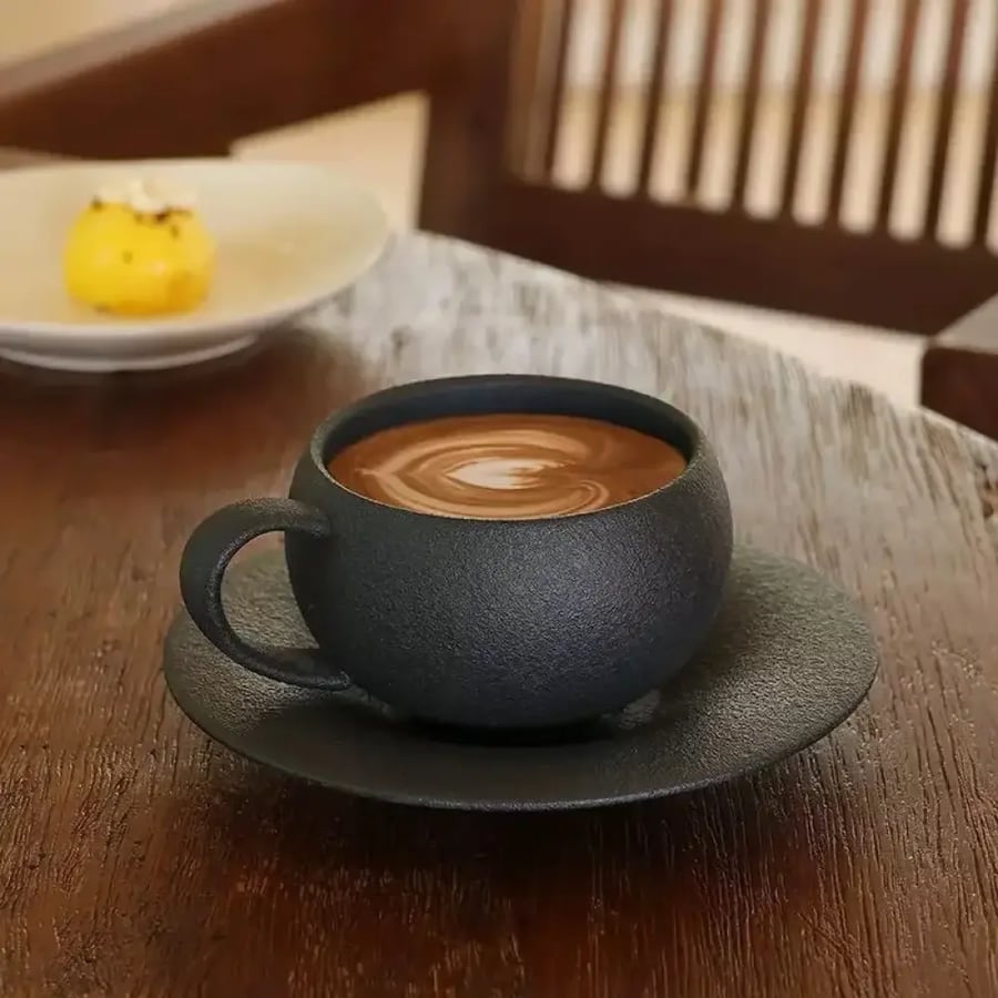 طقم فناجين وصحون سيراميك ياباني 110/280ML
