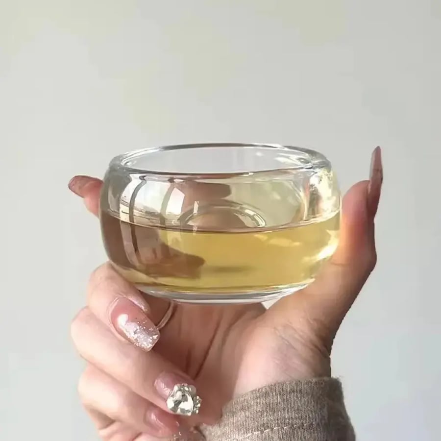 كوب شاي زجاج كريستالي 100ML