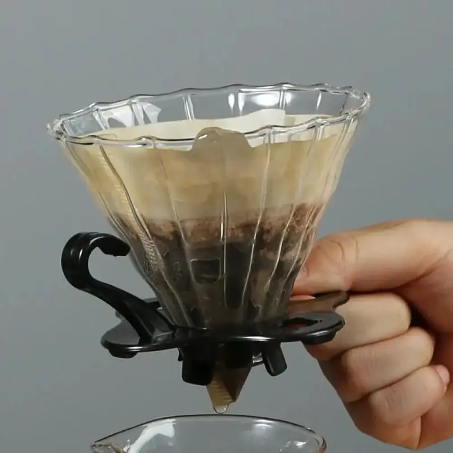 مجموعة قهوة صب زجاجية 300-600مل