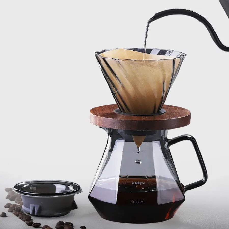إبريق قهوة زجاجي 400-600مل