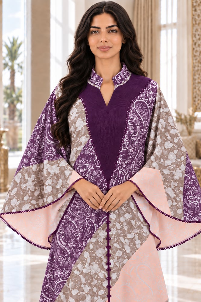 جلابية عبير البنفسج