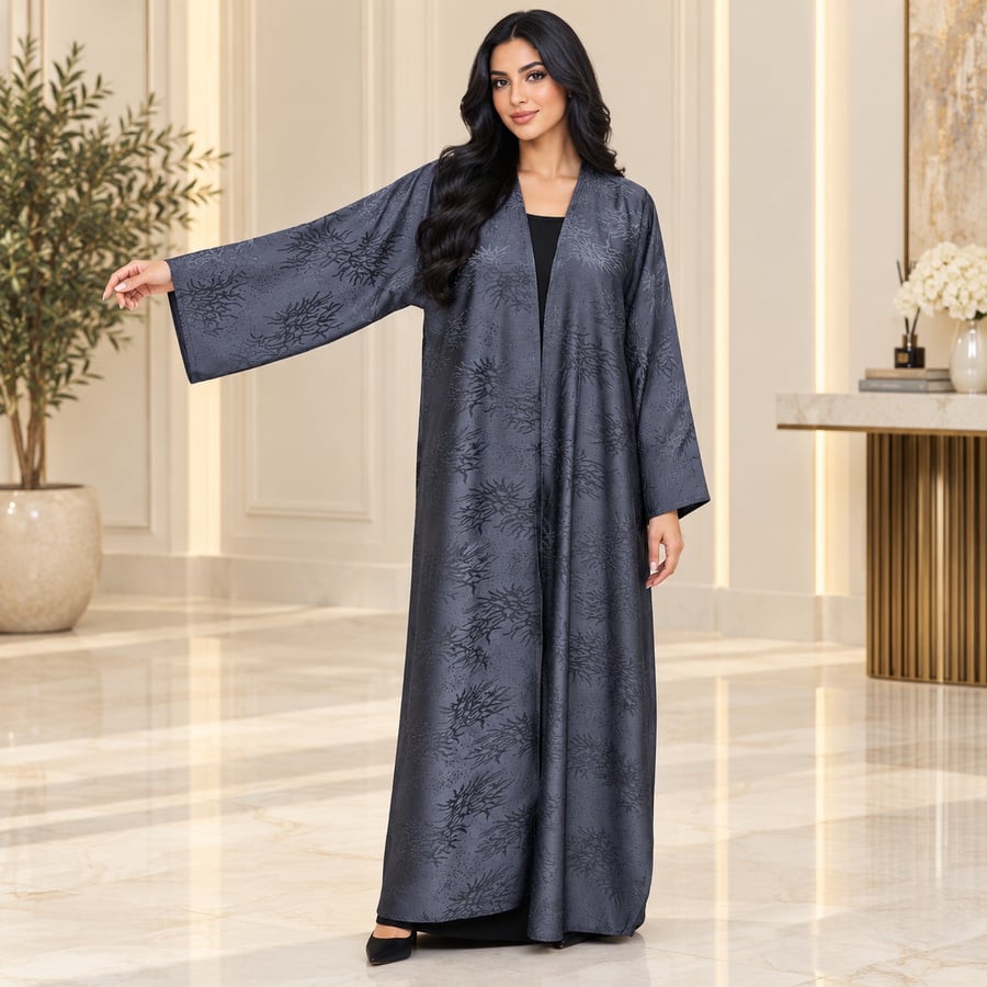 عباية غيم الرصاصية
