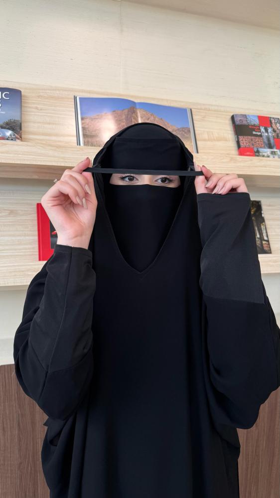 خمار اسلامي+نقاب اسلامي