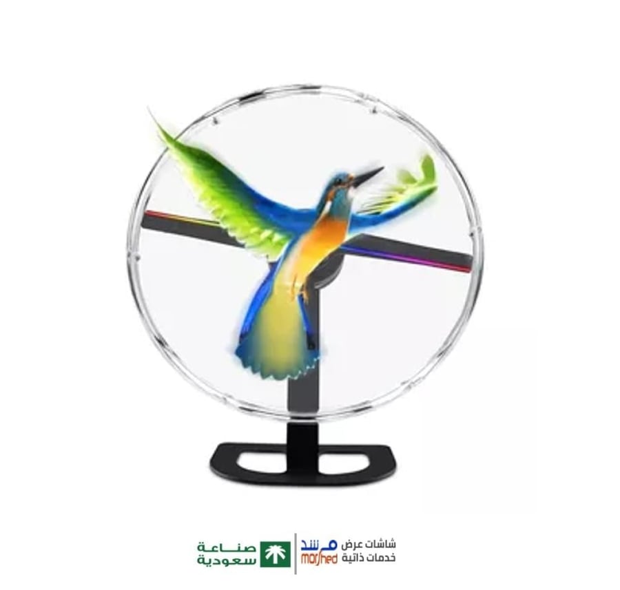 3D hologram fan display