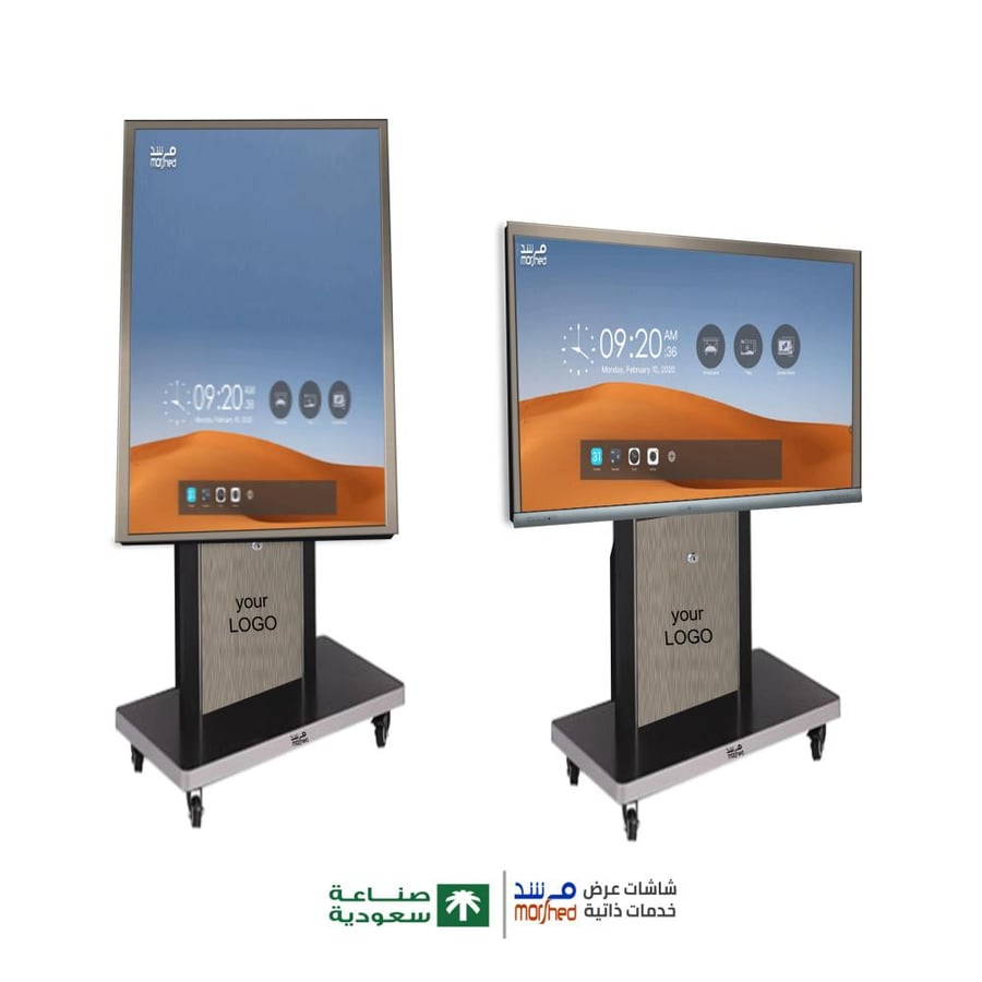55 بوصة شاشة ملاحظات رقمية دوارة, Flip screen . شاشة لوحية للاجتماعات .والتدريب