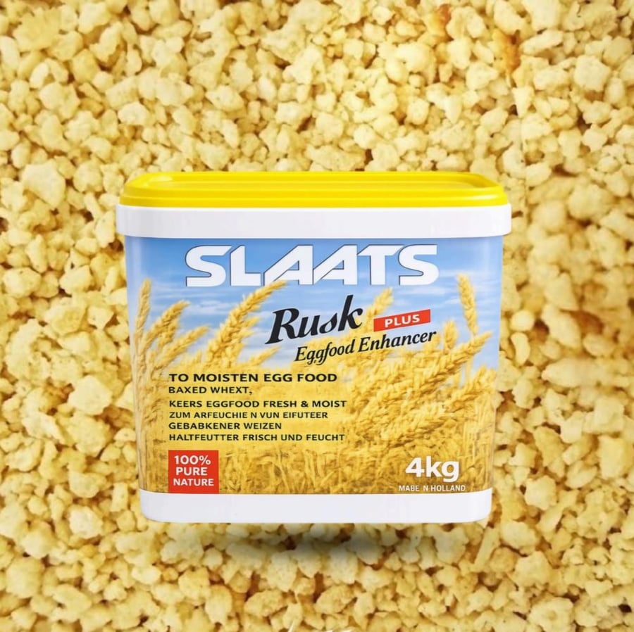 راسك سلاتس 4 كجم (SLAATS Rusk Plus) – محسن احترافي لخلطات طعام البيض للطيور