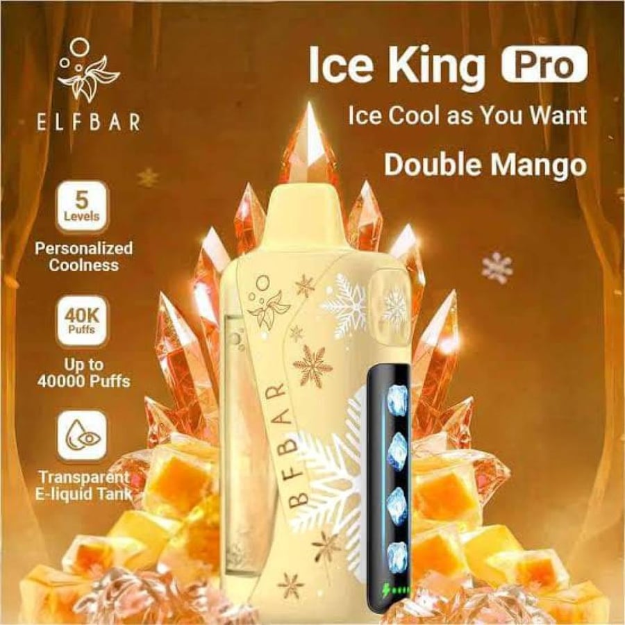 سحبة إلف بار آيس كينج برو 40 ألف سحبة 50MG | ELFBAR Ice King Pro 40K