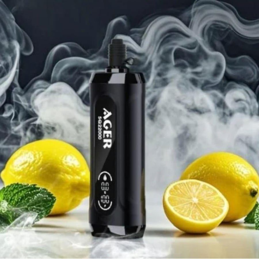 شيشة اجير اس كيو 22000 سحبة نكهات متنوعة | AGER SQ 22000 PUFFS
