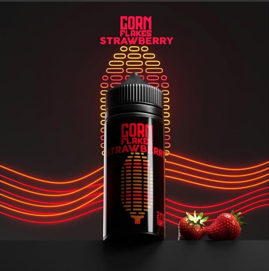 كورن فليكس فراولة 100 مل نيكوتين 2 – Corn Flakes Strawberry