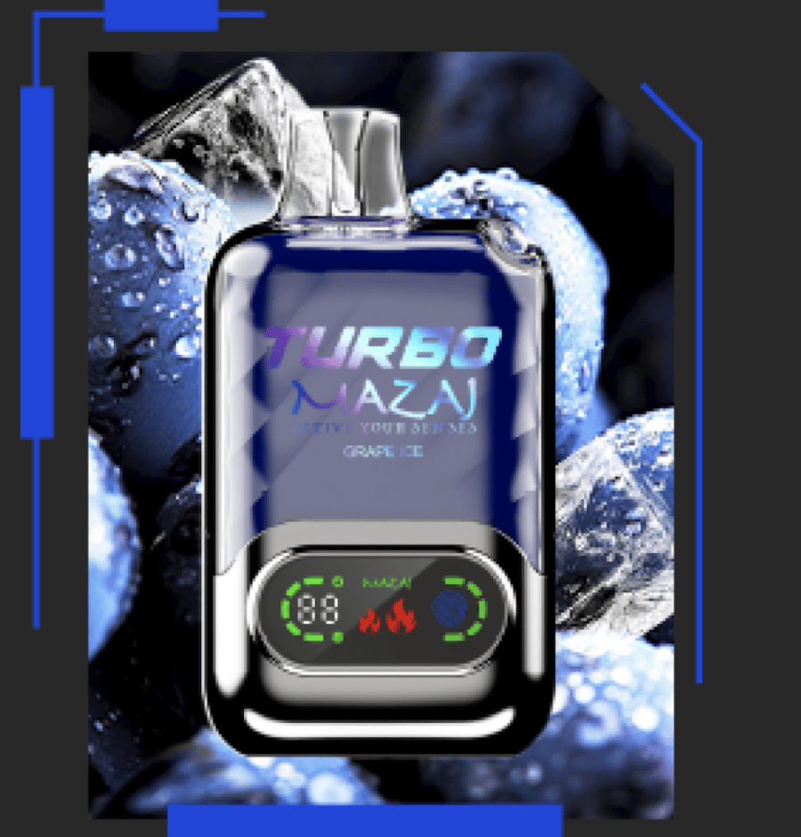 سحبة مزاج تيربو 15 ألف سحبة نكهات متنوعة | MAZAJ Turbo 15000 Puff